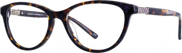 Adrienne Vittadini 1190 Eyeglasses, Grey Marble