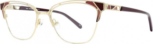 Adrienne Vittadini 1326 Eyeglasses, RGold/Purple