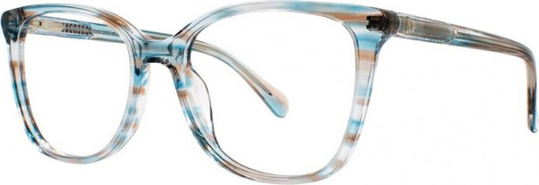 Adrienne Vittadini 658 Eyeglasses, Purple/Teal