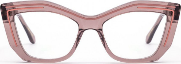 Mad In Italy Corretto Eyeglasses, C04 - Transparent Orange