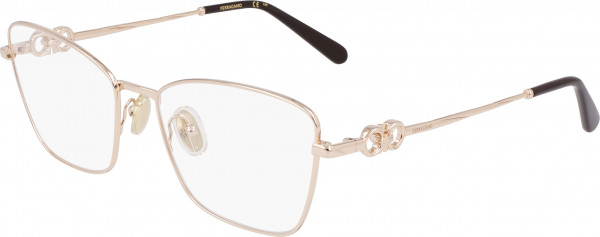 Ferragamo SF2224N Eyeglasses, (712) LIGHT GOLD