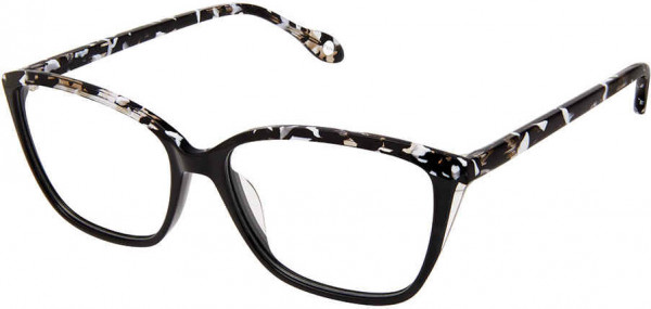 Fysh UK F-3739 Eyeglasses, S400-BLK CRY MARBLE