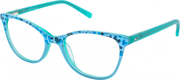 Hello Kitty Hello Kitty 379 Eyeglasses, BLUE