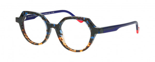 Face a Face KANJI 1 Eyeglasses, BLUE ORANGE GRADIENT TORTOISE