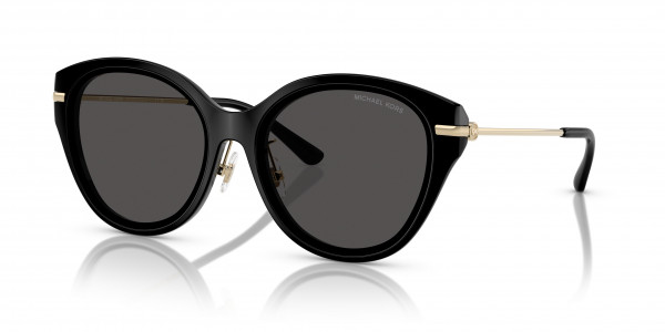 Michael Kors MK2229D TIANJIN Sunglasses, 300587 TIANJIN BLACK DARK GREY SOLID (BLACK)