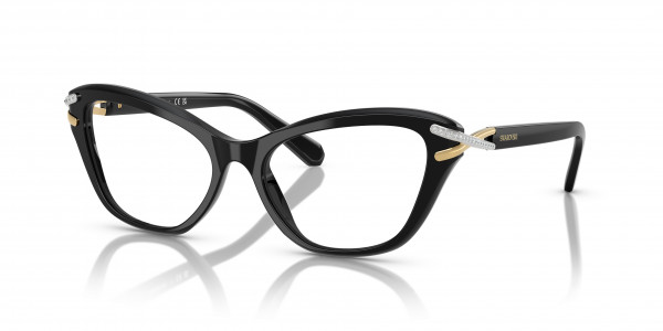 Swarovski SK2031 Eyeglasses, 1001 BLACK