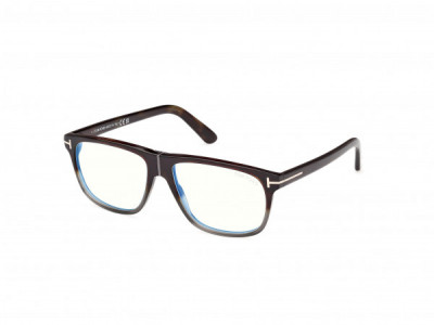 Tom Ford FT5978-B Eyeglasses, 001 - Shiny Black / Shiny Black