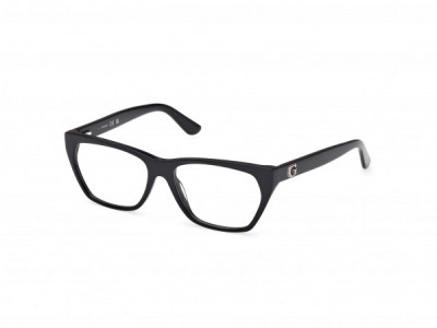 Guess GU50234 Eyeglasses, 001 - Shiny Black / Shiny Black