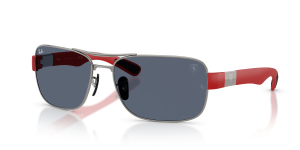 Ray-Ban RB3763M Sunglasses, F01887 GUNMETAL DARK GREY (GREY)