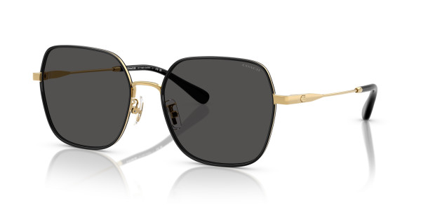 Coach HC7180D CAE93 Sunglasses, 94657W CAE93 SHINY ROSE GOLD / MILKY (GOLD)