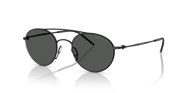 Giorgio Armani AR6169 Sunglasses, 300187 MATTE BLACK DARK GREY (BLACK)
