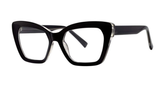 Modern Optical CYBILL Eyeglasses, Black/Crystal