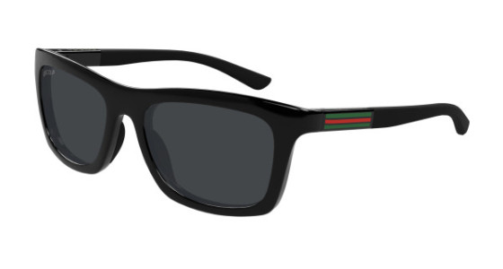 Gucci GG1735S Sunglasses, 006 - BLACK with GREY polarized lenses