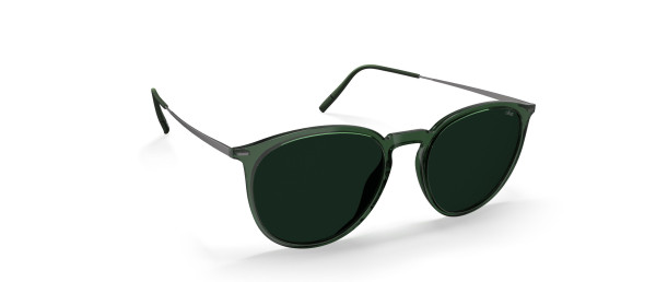 Silhouette Coronado Full Rim 4087 Sunglasses, 5560 Green / Ruthenium