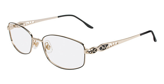 Tres Jolie TRES JOLIE 135 Eyeglasses, (003) BLACK GOLDEN