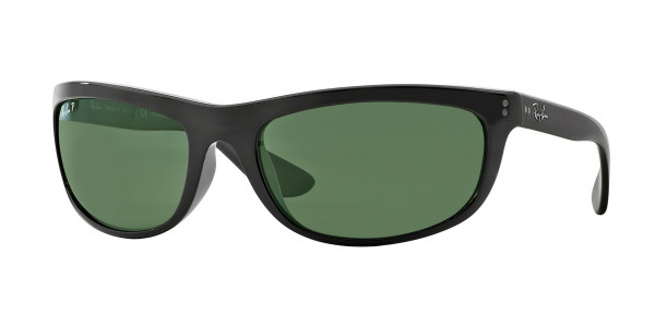 Ray-Ban RB4089 BALORAMA Sunglasses, 601/31 BALORAMA BLACK G-15 GREEN (BLACK)