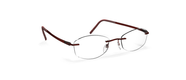 Silhouette The Dawn  5573 FD Eyeglasses, 3040 Warm Burgundy
