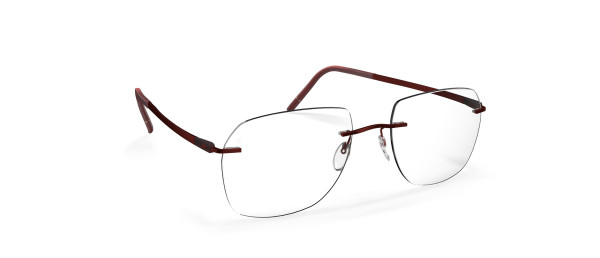Silhouette The Dawn  5573 HR Eyeglasses, 3040 Warm Burgundy