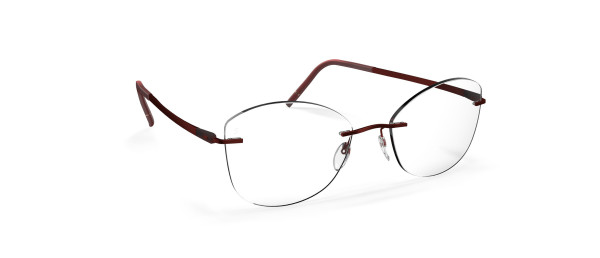 Silhouette The Dawn  5573 KE Eyeglasses, 3040 Warm Burgundy