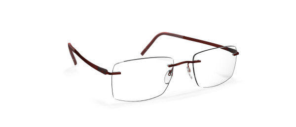 Silhouette The Dawn  5573 LC Eyeglasses, 3040 Warm Burgundy