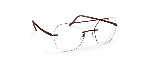 Silhouette The Dawn  5573 OK Eyeglasses, 3040 Warm Burgundy