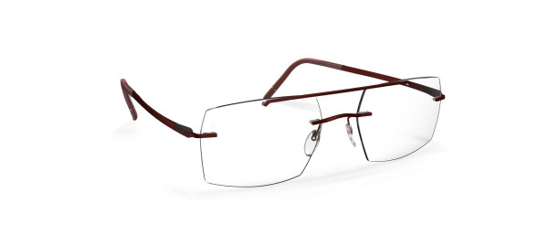 Silhouette The Dawn  5573 OP Eyeglasses, 3040 Warm Burgundy