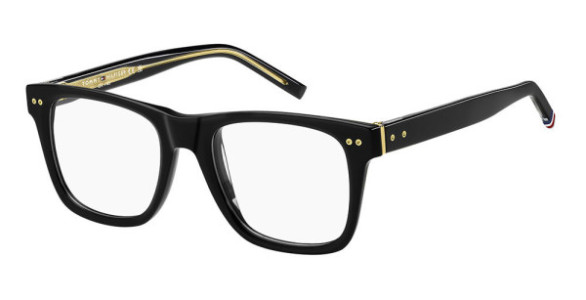 Tommy Hilfiger TH 85 Eyeglasses, 2M2 BLK GOLD B