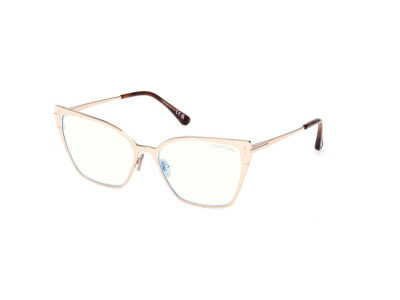 Tom Ford FT6051-B Eyeglasses, 028 - Shiny Rose Gold / Shiny Rose Gold
