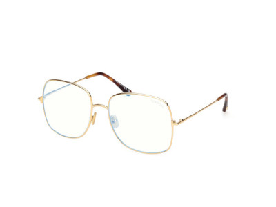 Tom Ford FT6048-B Eyeglasses, 030 - Shiny Deep Gold / Shiny Deep Gold