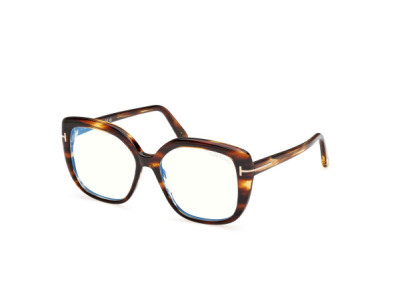 Tom Ford FT6043-B Eyeglasses, 001 - Shiny Black / Shiny Black