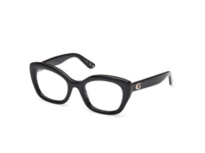 Guess GU50225 Eyeglasses, 001 - Shiny Black / Shiny Black