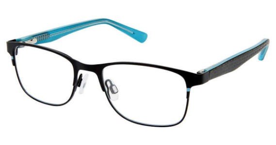 SuperFlex SFK-258 Eyeglasses, M200-SFK-258 BLACK BLUE