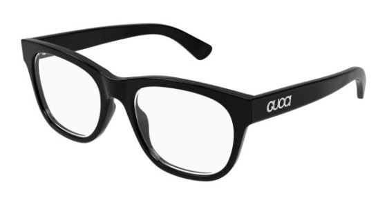 Gucci GG1796O Eyeglasses, 005 - BLACK with TRANSPARENT lenses