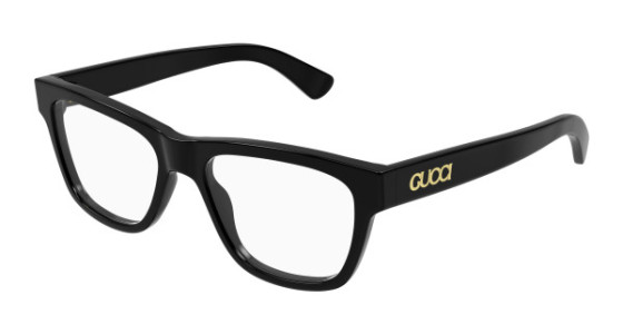 Gucci GG1795O Eyeglasses, 001 - BLACK with TRANSPARENT lenses