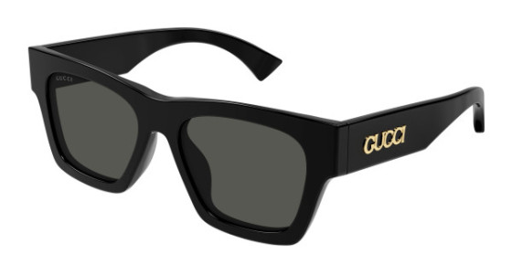 Gucci GG1835S Sunglasses, 001 - BLACK with GREY lenses
