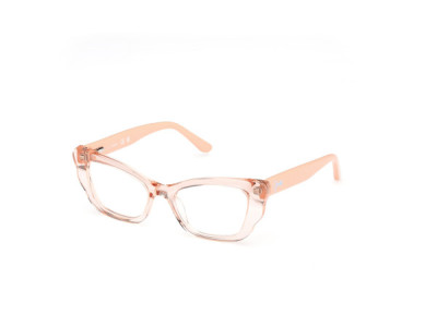 Guess GU50264 Eyeglasses, 042 - Shiny Beige / Shiny Light Orange