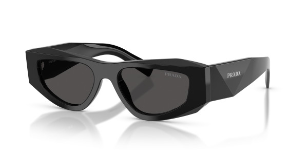 Prada PR B19S Sunglasses, 16K08Z BLACK DARK GREY (BLACK)