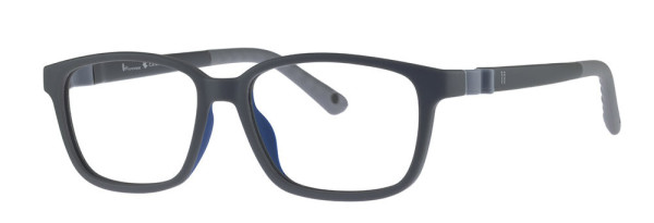 Indii Kids IN73-FLIP Eyeglasses, C1 MATTE GREY IN73-C1 FLIP MATTE GREY 52-15-140