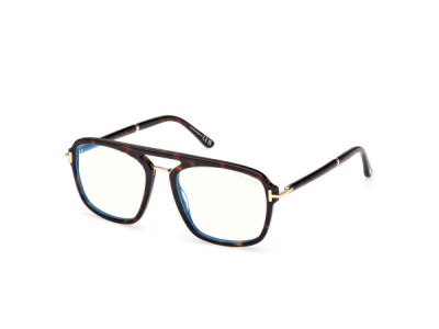 Tom Ford FT6086-B Eyeglasses, 001 - Shiny Black / Shiny Black