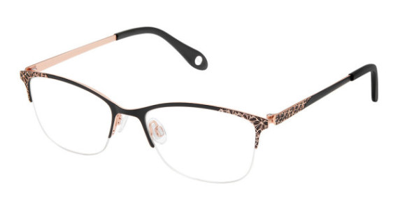 Fysh UK F-3773 Eyeglasses, M200-F-3773 BLACK ROSE GOLD