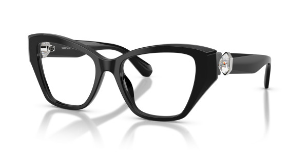 Swarovski SK2050U Eyeglasses, 1001 BLACK