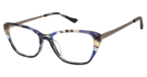 Nicole Miller LUCARNE Eyeglasses, C01 BLUE