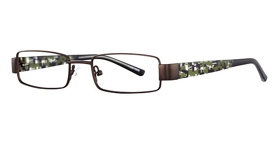 K-12 by Avalon 4043 Eyeglasses, Dark Gun/Camouflage