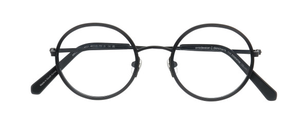Prodesign Denmark ARCUS 1 Eyeglasses, 6031 BLACK DARK MATT