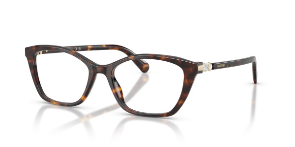 Swarovski SK2065 Eyeglasses, 1001 BLACK