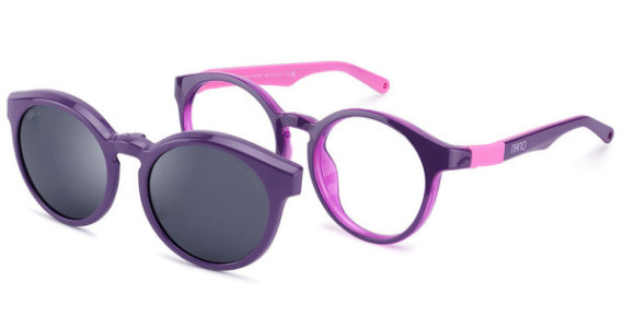 Nano Vista META SC-NAO341 Eyeglasses, 01SC-CLIP META SC PURPLE PINK