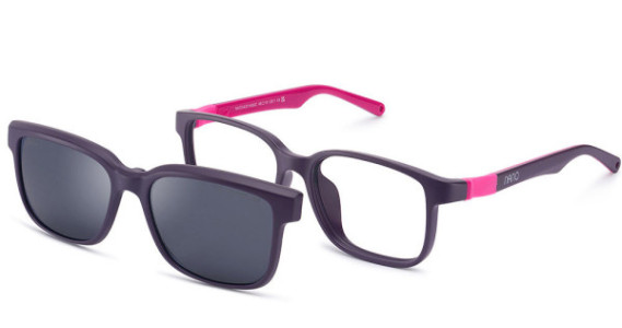Nano Vista LOOT SC-NAO342 Eyeglasses, 01SC-CLIP LOOT SC MT PURPLE FUCHSIA