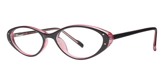 Modern Optical ANNE Eyeglasses, Black/Burgundy
