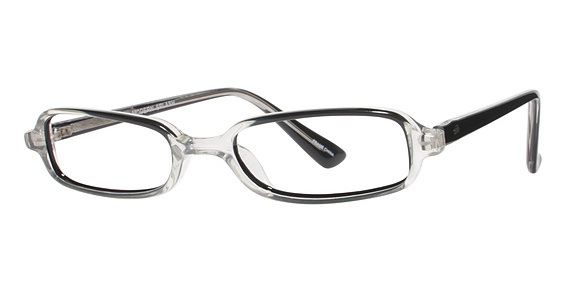 Modern Optical SPLASH Eyeglasses, Black-In-Line