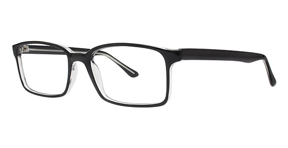 Modern Optical LANDMARK Eyeglasses, Black/Crystal
